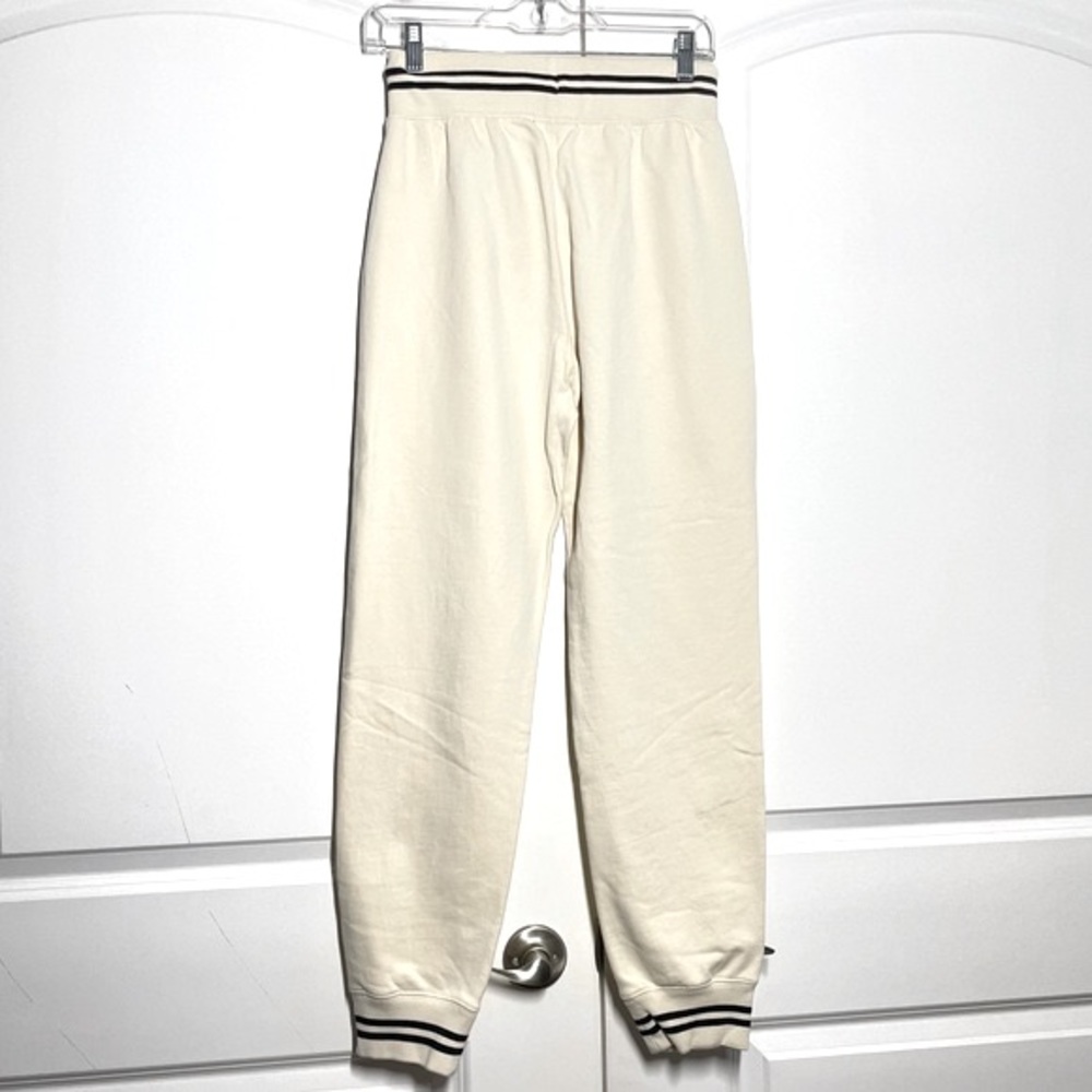 J Crew University terry sweatpants Jogger striped cuffs size XXS NWT - Picture 6 of 10